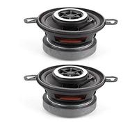 Tbest 2PCS 3.5IN 200W Altavoz COAXIAL Tweeter MÚSICA ESTÉREO Altavoz HiFi Potente Calidad DE Sonido Claro Alta SENSIBILIDAD para EL DE Audio del Coche Ajuste Universal Negro Plata