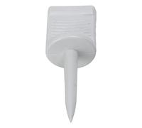Tbest 30 Piezas de Clavos de Tiro con, Alfileres de Cara de Tiro con, Alfileres de con, Diseño de Alargamiento de Nailon Reutilizable para una Fácil Instalación, Quitar con (Blanco 4000K)