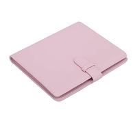 Tbest 3in 128 Bolsillos PU PU Universal Digital Photo Album Holder de Presentación Abierta como un Libro para una Fácil Visualización Mini Fotos Adecuadas de Cuero Duradero Material de (Pink)