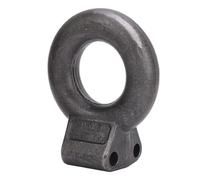 Tbest 3in Pintle Hitch Lunette Anillo de Remolque Pesado Ojo de Remolque de 12 Ton 25000 Lb Conexión Segura para el Remolque de Caravana Material de Metal Premium