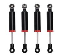 Tbest 4 Piezas de Amortiguadores de Automóvil RC, Aleación de 80 Mm de Alta Resistencia RC Amortocratante Juego para 1/10 Modelo CAR (BLACK)