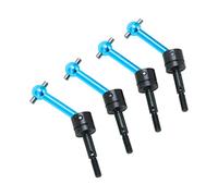Tbest 4 Uds. Eje de Transmisión Universal de Metal Cvd 70mm para Tt02 1/10 RC Piezas de Mejora de Coche Rendimiento de Servicio de Aleación de Aluminio (Blue)