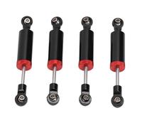 Tbest 4pcs Amortiguador de Choque, Aleación Compatible 70m Rc Amortiguador de Choque del Coche Fijado para el Coche de 1/10 Rc (BLACK)