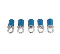 Tbest 5pcs Anchor ATV Fricción Mejorada Bit Down Reemplazo de Cama de Lanzamiento Rápido para RZR Sportsman ACE Azul de Goma de Acero Inoxidable 1 Pulgada