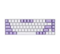 Tbest 60% Teclado Mecánico de 68 Teclas .4G 3. 5. Tipo C Teclado para Juegos Retroiluminado RGB con Cable Azul para 68 Teclas Mecánico K 3 Admite Conexión de modo. 5 Permitiendo C en Cualquier Momento