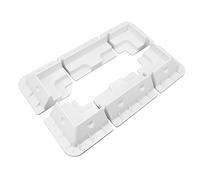 Tbest 6PCS Panel Solar Techo Esquina Soporte Taladro Plástico ABS Envejecimiento para RV Barco El Montaje del Taladro del Techo El Panel Solar del Se Monta Uso Conveniente su Instalación El Tiempo