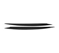 Tbest 7 7 Mk6,7,Cejas De Faros De Coche,1 Par De Cubierta-Cielos De Faro De Párpados Recorte Pegatinas De Decoración De Coche Reemplazo Para 7 2013-2018 (Negro)