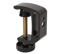 Tbest Abrazadera C para Fotografía, Soporte Universal de Escritorio de Aleación de Aluminio con Orificios de Rosca de 1/4" y 3/8" para Lámpara de Mesa, Trípode y Tubo.