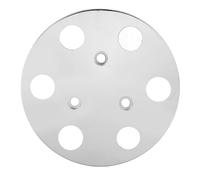 Tbest AC Compresor Embrague Polea Cubierta Aleación de Aluminio Alta Resistencia Reemplazo para Sanden 508 SD5 Compresores Protección Duradera (Plata cromada.)