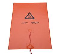 Tbest Accesorios para Impresoras 3D Almohadilla Térmica de Cama Caliente de Silicona, Accesorios para Impresoras 3D Impresora, Escáner y Accesorios (220v 600w 200 * 300mm)
