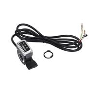 Tbest Acelerador de Pulgar 106DX para Scooter de Bicicleta Eléctrica con Interruptor Estado de la Batería Acelerador de Dedo del ABS Duradero PA66 GF20 22,3 Mm (24V)