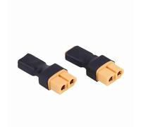 Tbest Adaptador de 5 piezas de conector para drones, ligero XT30-KU-tex60, adaptador de batería de repuesto (XT30 macho XT60 mujeres)