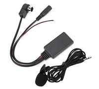 Tbest Adaptador de Cable Auxiliar 5.0 con Micrófono Receptor de Audio Inalámbrico Manos Libres para Sistemas Estéreo de Automóvil Plug and Play Fácil Instalación Ajuste Universal