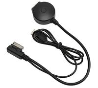 Tbest Adaptador de Música Bluetooth para Audio para Automóvil Material de Cobre ABS de Circuito de Reducción de Ruido Conexión Automática para A3 S4 Q3 Negro