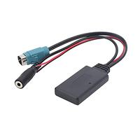 Tbest Adaptador de Radio para Coche, Cable de Micrófono Inalámbrico | Funcionamiento con manos libres, apto para radios , compatibilidad con Bluetooth 5.0, construcción en ABS