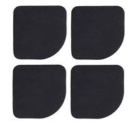 Tbest Alfombrilla antivibración de antidyslihadillas para lavar el juego de 4 habitaciones de dispositivos caseros caseros