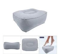 Tbest Almohada Inflable para Reposapiés, Cojín Relajante para Viajes en Vuelo con Bomba de Aire, Almohadas y Posicionadores de Cama (#02)