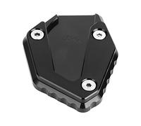 Tbest Almohadilla de extensión para Pata de Cabra para Motocicleta, Extensor de Pata de Cabra para Motocicleta, Almohadilla para Soporte Lateral, Placa de Soporte para MT 07 / FZ 07 / Tracer(Negro)