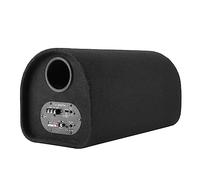 Tbest Altavoces de Graves para Coche, Amplificador de Audio de Alta Potencia para Modificación, ABS de Cuero Negro, 12V, 43x25x24cm