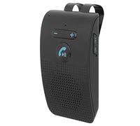 Tbest Altavoz Bluetooth para Coche con Conexión Dual | Manos libres, Sensor de vibración, Alcance de hasta 10 m, Material ABS, Fácil operación