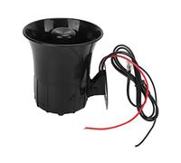 Tbest Altavoz de Trompeta Mono 110dB 12V Altavoz para Motocicleta Coche Excavadoras Bocina Esta Bocina Mono Compacta Es una Advertencia para Herramientas Material Transparente Real Especial