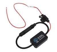 Tbest Amplificador de Señal de Antena de Radio FM Estéreo para Coche, Receptor de Unidad Principal de Medios Estéreo de Audio de 25-30dB