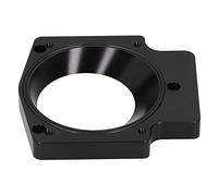 Tbest Amplio de la Placa del Cuerpo del Acelerador 4 Pulgadas de Ingreso de Aleación de Aluminio para LS1 LS2 LS3 LS6 LS7 LSX L92 L99 L76 Accesorio de Automóviles de Alto Rendimiento (BLACK)