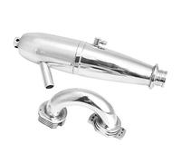 Tbest Apariencia Exquisita Junta de Doble Tanning para el Motor SH GO 21/28CXP, Autenticidad para HSP 1/8 RC Auto, Aleación de Aluminio Plateado