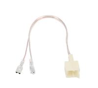 Tbest Arnés de Cables para Altavoz Arnés para Altavoz Adaptador de Cableado para 2 Pines Sin Corte Cables OEM Bocina Delantera Trasera Plástico Metal Caucho de