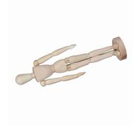 Tbest Artista de Madera Flexible Manikin con una Posición para Dibujar Estudios de Figura Juguetes de Escritorio y Requisitos de Fotografía