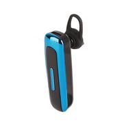Tbest Auricular Bluetooth Auriculares Comerciales de un Oído Batería 50H Llamadas Manos Libres Reducción de Ruido HD Diseño Ergonómico para Entrenamientos de Conducción (Azul Negro)