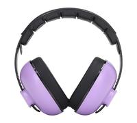 Tbest Auriculares con Cancelación de Ruido Nrr 31Db Orejeras Auditivas Cómodos Protectores Auditivos Insonorizados Plegables para Viajes Estudiar Conciertos Bebés de 0 a 3 Años Púrpura