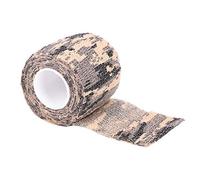 Tbest Banda Venda Cinta Bendaje Camuflaje,Camo Wrap Camouflage Tape Cinta de Camuflaje Militar del Ejército Autoadhesivo no Tejida Táctica de Rifle Sigilo Cinta reemplazo para Caza Cám(Camuflaje ACU)