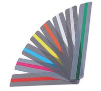 Tbest Bandas de Lectura Guiada de Plástico, Herramienta de Marcador de Colores Brillantes, Mejorar la Concentración, el Conjunto de 8