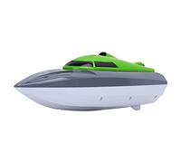 Tbest Barco de Control Remoto para Niños, Barco Rápido RC con Motores Duales, Juguete Submarino Abs RC de Alta Velocidad, Barcos de Control Remoto para Piscina y Lago, Niños y Niñas (Green)