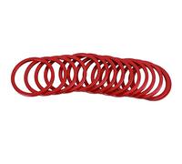 Tbest Bicycle Washer, Junta de Aluminio para Bottom Bracket (rojo) | Diseño liviano, Fácil instalación, 15 piezas, Adecuado para varios tipos de bujes