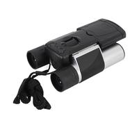 Tbest Binoculares Digitales con Cámara Alta Resolución 48mp 2.5k Video Grabación de 8X Pulgadas de Color de Color Tipo C Interfaz de Plástico Ligero Construcción para Observación de la (Silver)