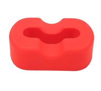 Tbest Bloque de Goma de Goma de Cabrestante Solución de Colocación Segura de Reducción de Ruido Duradera para 9500 Libras y Cabrestantes ATV UTV SUV Red Red