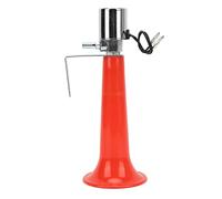 Tbest Bocina de camión de 12V/24V, Bocina de Silbato Turco 12V, Bocinas de Aire de 24V para Camiones, Bocina de Aire Roja de 180DB Propósito Universal Bocina de Silbato de Presión de Caravana