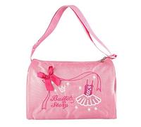 Bolsa Ballet Niña,Bolsa de Baile para Niñas, Bandolera de Ballet Ballet Bolsa de Danza de Ballet Princess Dance Bag Bolsas Cruzadas Bolsas de Hombro de Baile para Niñas Niños(Rosa)
