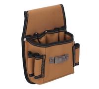 Tbest Bolsa de Herramientas para Electricista T1006 Refuerzo Remachado de Tela de Buey para Carpinteros Electricistas Mecánicos con Cinturón y Diseño de Múltiples Bolsillos