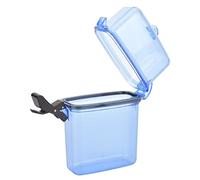 Tbest Bolsas Secas para Barcos, Bolsa Impermeable para Teléfono, Caja de Sellado de Kayak Submarino Transparente de Plástico con Gancho de Cuerda para Surf Canoa Kayak (Azul Transparente)