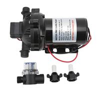 Tbest Bomba de Agua 12V, Diafragma 5.0GPM 60PSI 3/4in para RV | Autocebante, Plástico de Ingeniería, RV Marino, Conexión de 3/4in, Interruptor de Presión, Fusible de Sobrecarga, Corriente