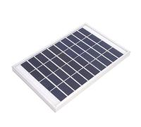 Tbest Bomba Solar con Disco Flotante, Motor sin Escobillas de Alta e 10 V y 5 W para Fuente de Piscina, Estanque de Jardín, Decoración Al Aire Libre