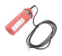 Tbest Bomba Sumergible Solar 30m 6.5L/min DC 24V Bomba de Pozo Profundo para Estanque de Riego Granja Acero Inoxidable (ORANGE)