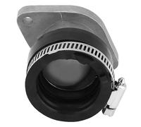 Tbest Bota del Colector de Admisión del Carburador, Plástico Duradero de, Plateado, Negro, Ajuste Directo, Bear Tracker 250 1999 2004