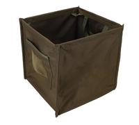 Tbest Bote de Basura Plegable para Exteriores Cesta de Almacenamiento de Tela de Buey de Gran Capacidad de 33 L para Acampar Picnic Barbacoa Viajes Plegable OD Verde (GREEN)