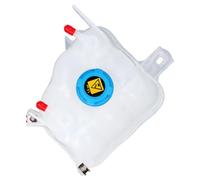 Tbest Botella de Recuperación de Refrigerante Tanque de Depósito de Radiador de Calor ABS de Alta Resistencia para 1500 2500 3500 2014 a 2021 Escala Graduada Transparente Instalación