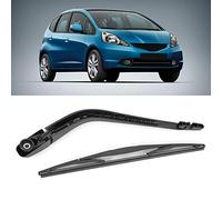 Tbest Brazo del Limpiaparabrisas Trasero Negro &Amp; Juego de Cuchillas para Honda Jazz Fit 2002-2008 Kits de Limpiaparabrisas