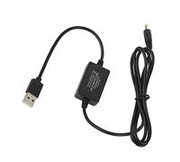 Tbest Cable Convertidor USB de 5 V a de 8 V, Fuente de Alimentación de Alto Voltaje para Cámara, Lámpara de Escritorio, Altavoz, Material Plástico y Metálico Duradero, 1,2 M de Largo. (DC4017)